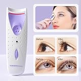 TOUCHBeauty Electric Heated Eyelash Curler Smart Silicone Pads AG-2003B Purple view 6