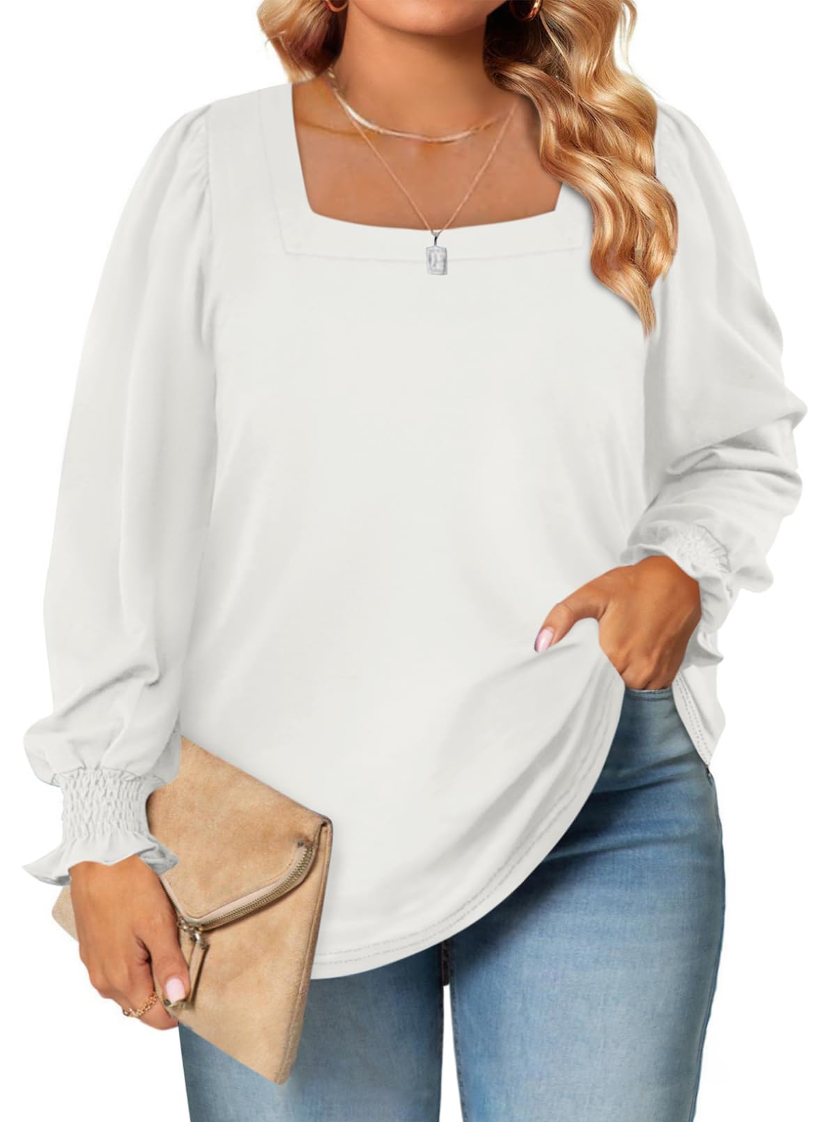 Eytino Plus Size Tunic Top