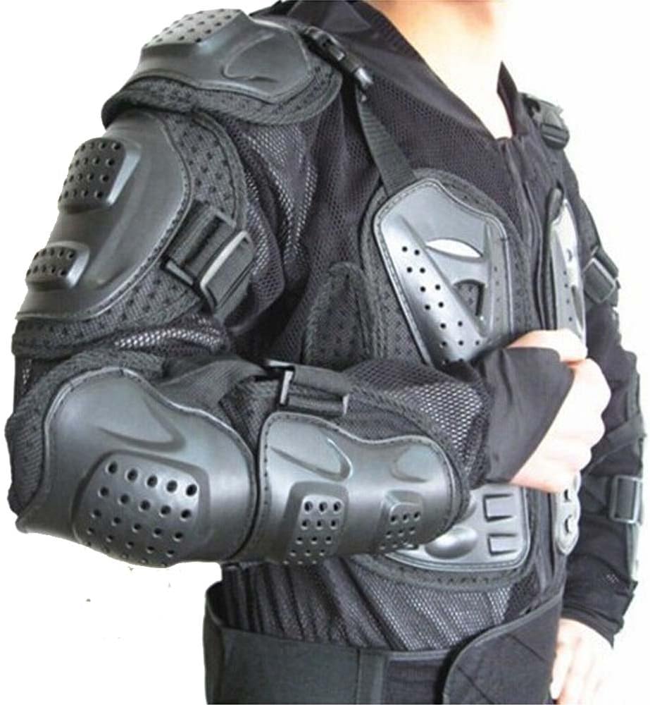 CQJDG Motorbike Motorcycle Protective Body Armour Armor Jacket Guard Bike Biker Motocross Gear