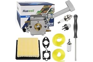 HUSWELL BP42 RY08420A Carburetor Air Filter kit for Ryobi BP42 RY08420 RY08420A RY42BPEMC RY42WB Backpack Blower 308054093 308054079 530069247 Engine Carb
