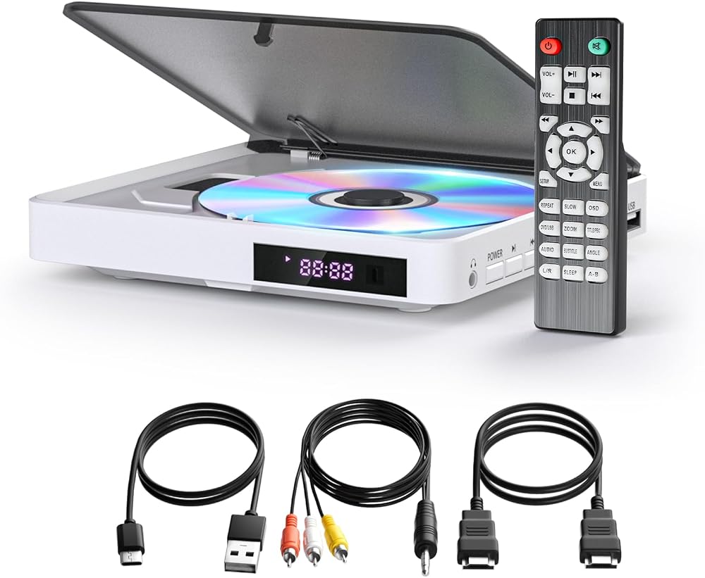 Arafuna HDMI DVD Player 1080P All Regions USB TV AV Remote