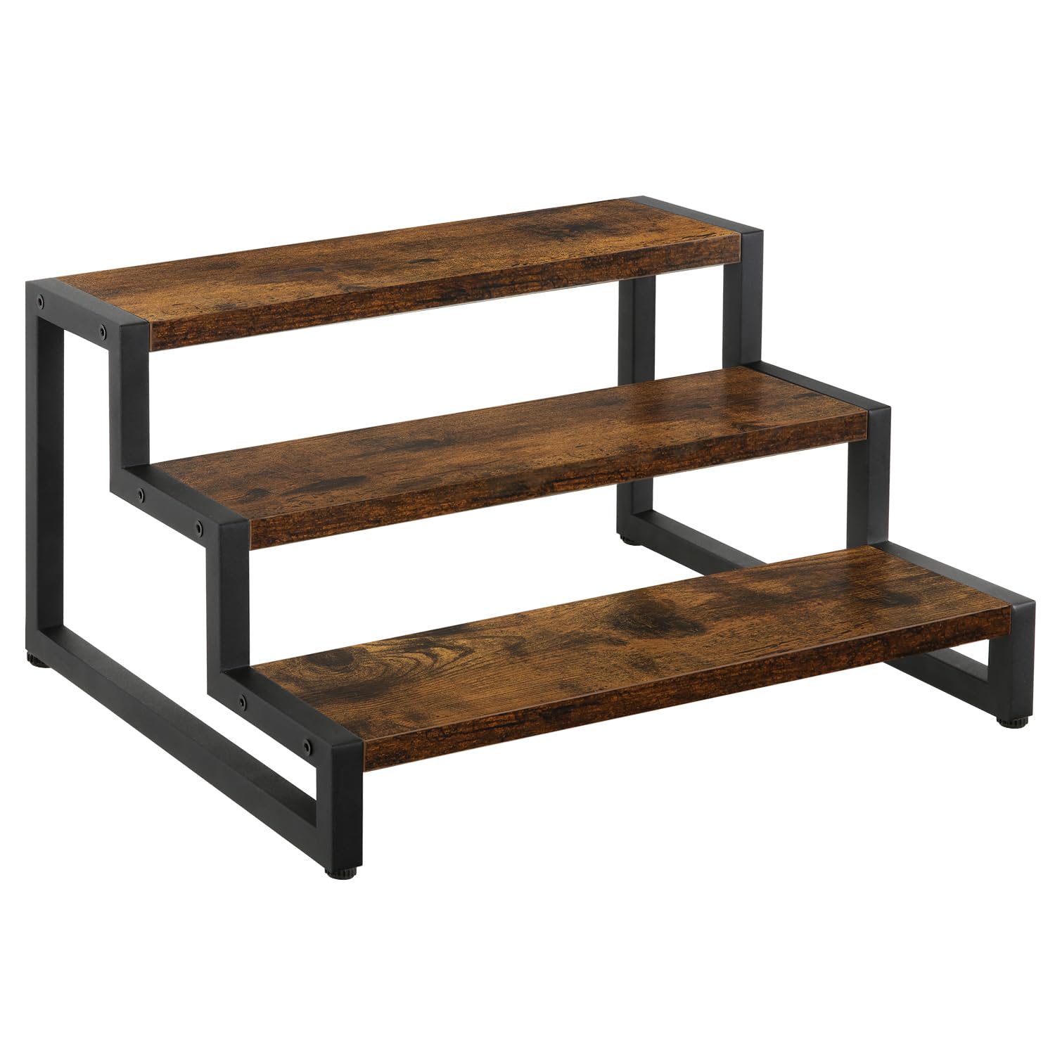 Photo 1 of YINMIT Tiered Display Stand Riser Shelf, Wooden Spice Rack Organizer for Countertop, 3 Tier Kitchen Counter Shelf