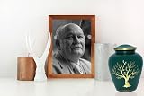 BOLD & DIVINE Tree of Life Cremation Urn Large 200 Cu In Aluminum view 4
