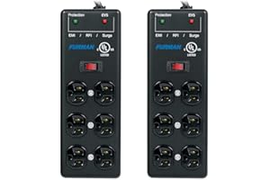 Furman SS-6B-PRO 15' 6-Outlet Surge Protector (2-Pack) Bundle