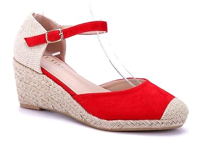 Schuhtempel24 Damen Schuhe Keilsandaletten Sandalen Sandaletten Keilabsatz 8 cm