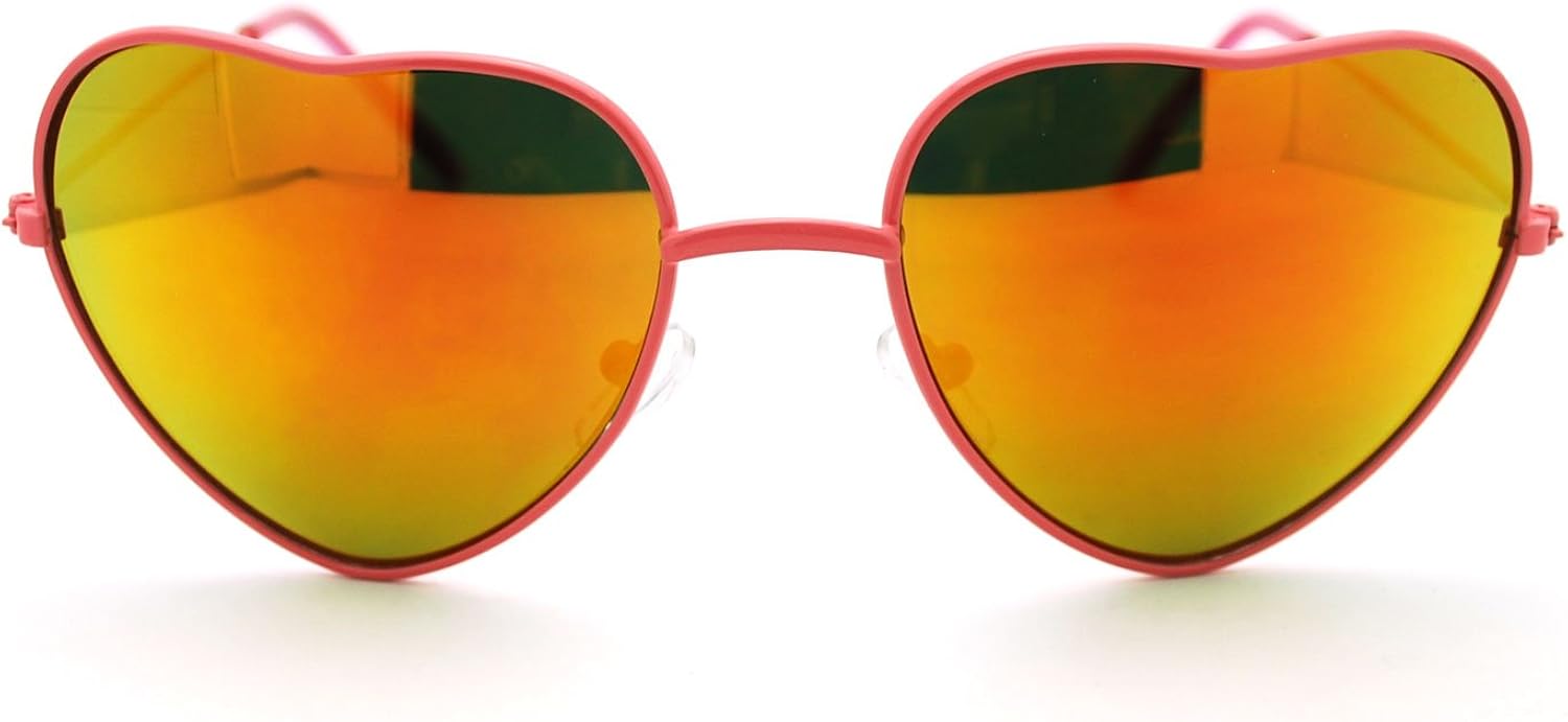 orange heart sunglasses