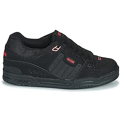 Globe Men's Padded Skate Shoe, Black/Upcycle, 8