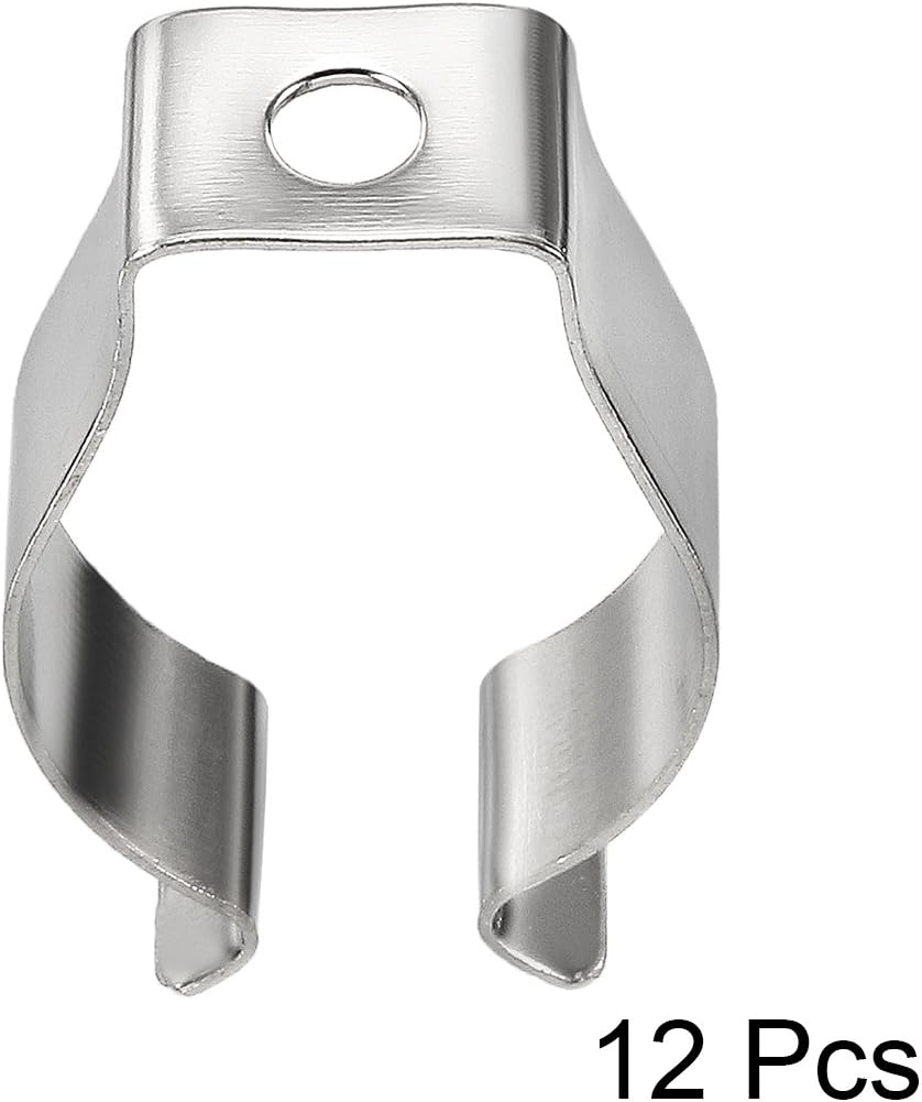 sourcing map T8 U Clips Holder Bracket for LED Light Tube LED Fluorescent Tube Replacement Mounting Accessories - Image 3