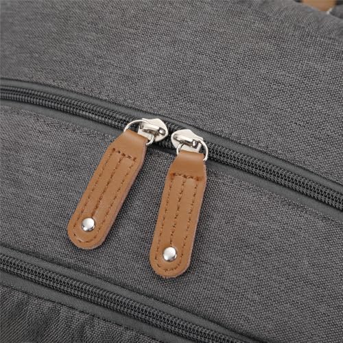 LAND GRANDE AMOR mochila maternidade bolsa para bebê Mamãe Fralda Sacos mochila Mummy Grande Capacidade Viagem Fralda Sacos Multi-função Maternidade (Cinzento escuro)