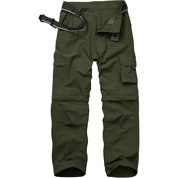 Amazon.com: Mens Hiking Pants Convertible Zip Off