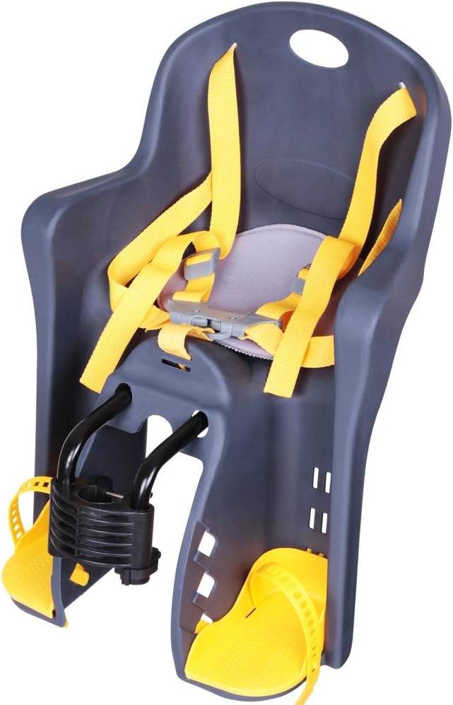 Qibbel Siège vélo avant pour enfant élément de base Gris