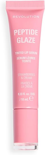 Revolution Beauty Peptide Glaze Tinted Lip Serum Strawberries & Cream view 2
