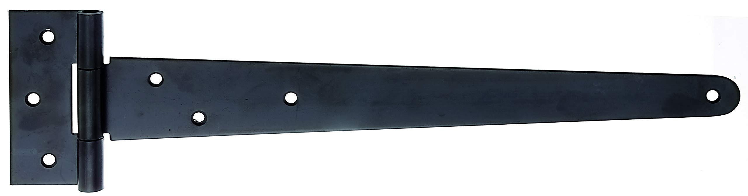 GAH-Alberts 309886 Cross Hanging, with Loose pin, Black Dipped Lacquer, Band 495 x 46 mm, Hinge 90 x 40 mm.