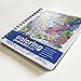Coloring JournalBook (8.5 x 7 inches) - Side-Bound Notebook - Note taking with a Coloring book twist