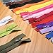 KINGSO 70 pcs Nylon Coil Zippers DIY Tailor Sewer Craft Accessories 12 inch Seeing Craft Tools 20 Color