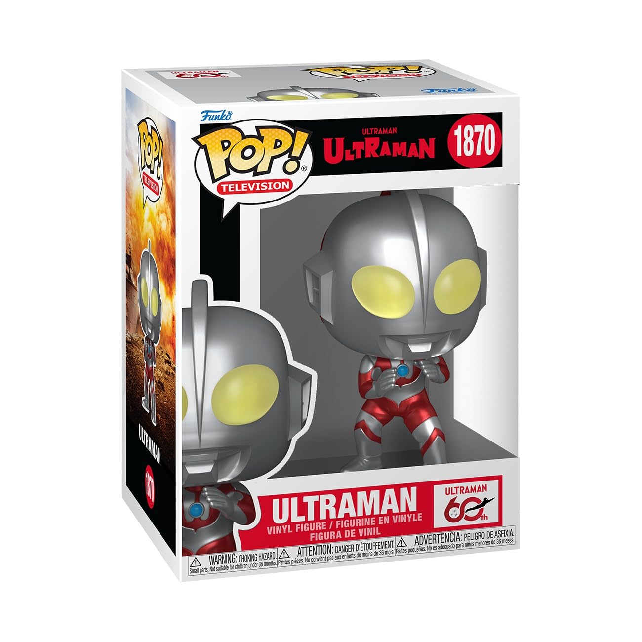 Photo 1 of Funko Pop! Television: Ultraman - Metallic - Collectable Vinyl Figure - Gift Idea - Official Merchandise - Toys for Kids & Adults - TV Fans - Model Figure for Collectors and Display