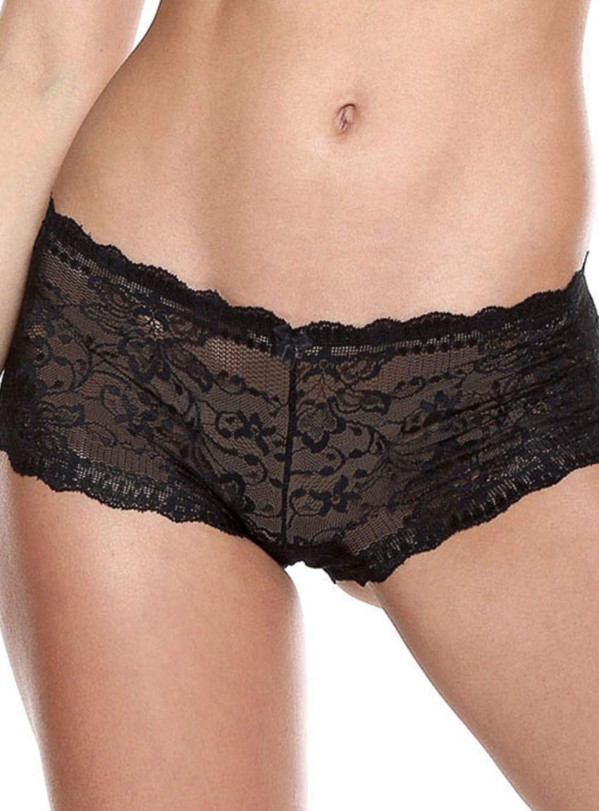 Photo 1 of Soutien - Romantic Panties (M, Black)