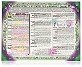 Inner Light Resources Arom/Ess Oil By Remedies #1 Each Laminated Charts (8-1/2