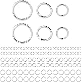 Sterling Silver Jump Rings for Jewelry Making 4mm 5mm 6mm 925 Sterling Silver Open Jump Rings for DIY(60 PCS)