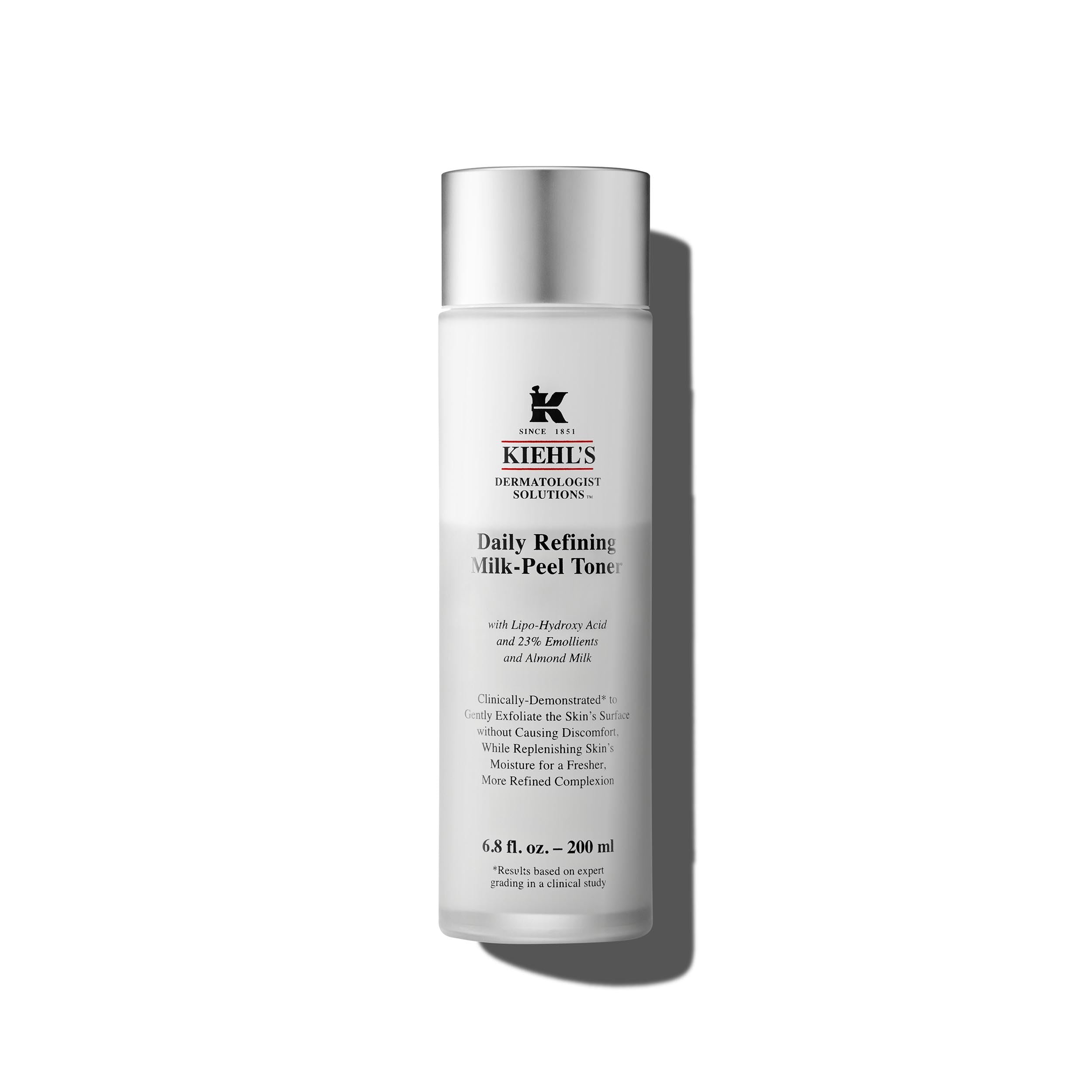 Kiehl's Daily Refining Milk-Peel Toner, Gentle Exfoliating Facial Toner, 200Ml