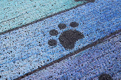 Darkyazi 23.6" x 35.4" Colorful Doormats Entrance Front Door Rug Funny Outdoors/Indoor/Bathroom/Kitchen/Bedroom/Entryway Floor Mats,Non-Slip Rubber (Dog paw Print)