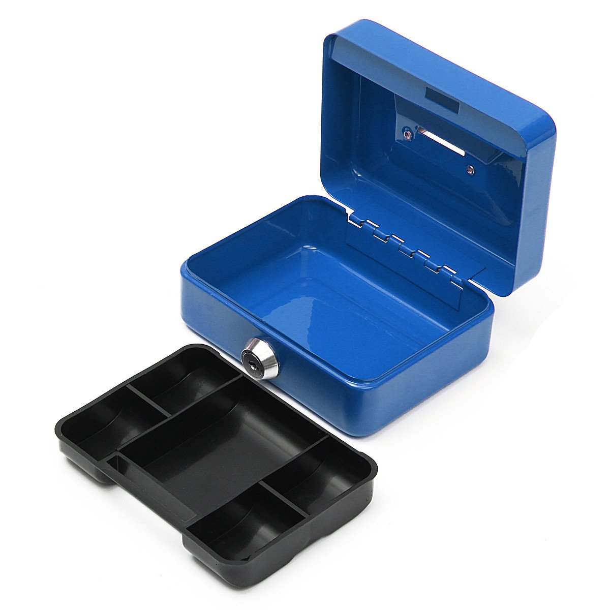 Cash Boxes,Charminer Security Safe Stainless Steel Petty Cash Money