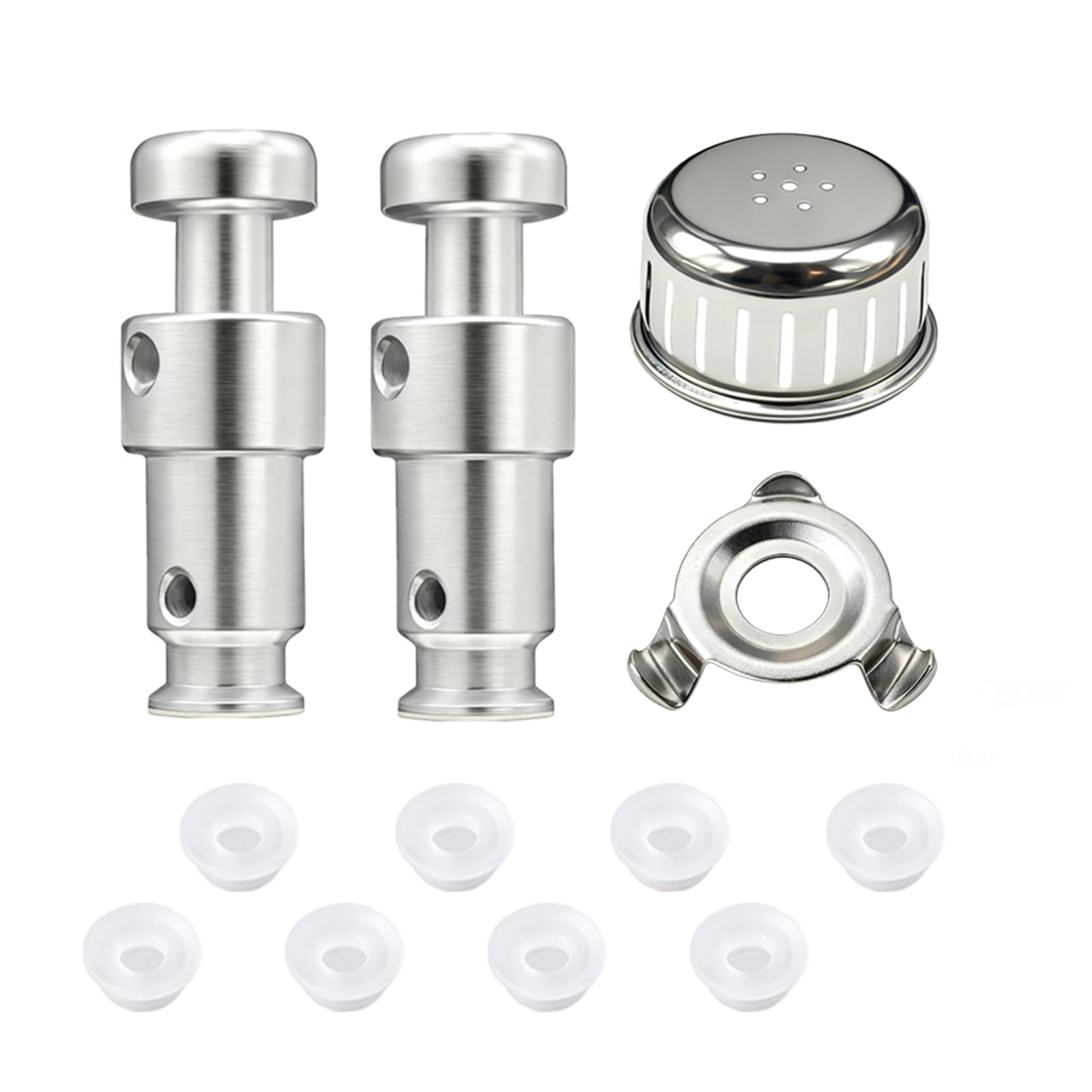 Photo 1 of 12 Pcs Float Valve Seal for Instant Pot Replacement Parts with 8 Valve Gaskets, Anti-Block Shield and Bracket - Premium for Duo 3, 5, 6 Qt, Duo Plus 3, 6 Qt, Ultra 3, 6, 8 Qt, Lux 3 Qt by Eiranoly