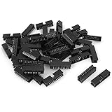 50pcs DC3-20P 2 Row 20 Pin 2.54MM JTAG Connector for Flat Ribbon Cable