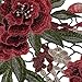 Fashionclubs 2pcs/set Embroidered Venise Lace Neckline Collar Rose Floral Green Leaf Applique Motif Patches For Scrapbooking And Sewing