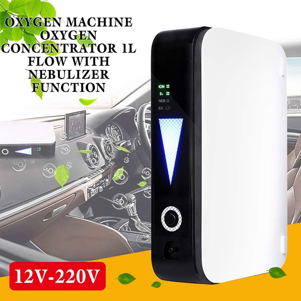 ZNXY Portable Homecare Oxy-gen Machines Ox-ygen Con-centrator,1-1L/min 40% Flow Rate Adjustable Machine for Home and Travel Use