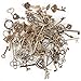 KeyZone Wholesale 69 Pieces Large Antique Bronze Vintage Skeleton Mixed Key Charms Necklace Pendant for DIY Jewelry Making