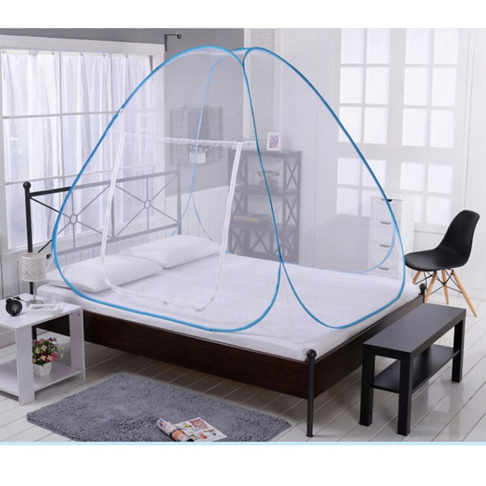 Tente Moustiquaire Pop Up Pour Lits Pour Les Voyages Design Pliable Avec Filet Inferieur Pour Bebe Matelas Et Linge De Lit Cuisine Maison Mystik Com Au