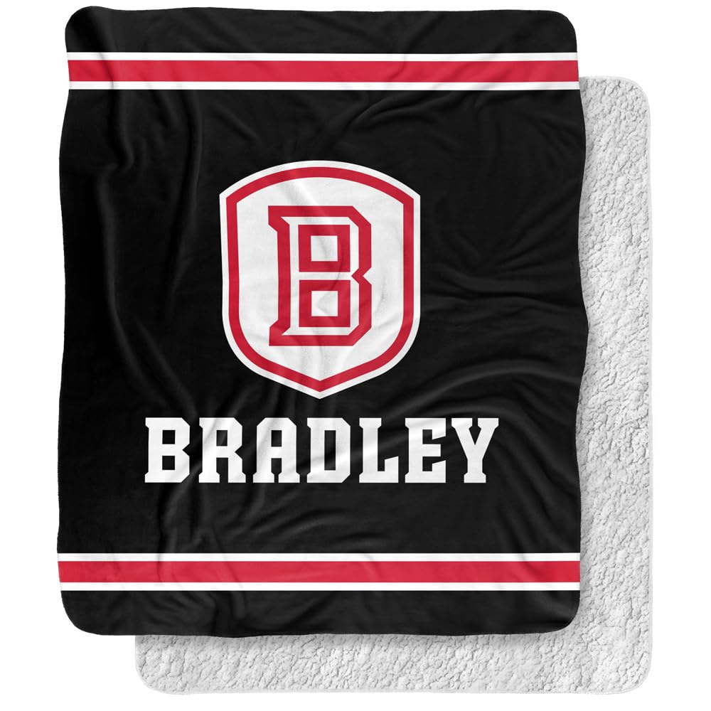Bradley University Blanket, 50"x60" Primary Logo