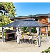 EROMMY 12x16Ft Double Roof Hardtop 