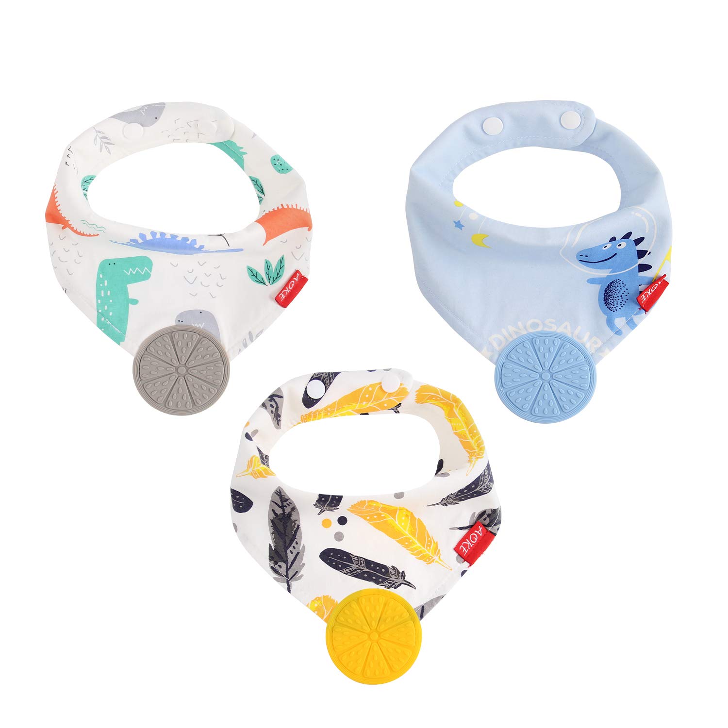 baby bandana drool bibs and teething toys