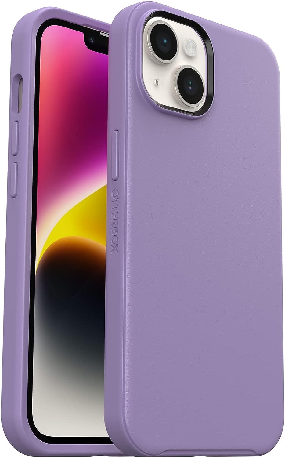 OtterBox Symmetry Series+ Case with Magsafe for iPhone 14 & iPhone 13 (Only) - Non-Retail Packaging - You Lilac It (Purple) Image