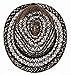 MIRMARU Summer Foldable Trilby Short Brim Lightweight 100% Linen Crushable Fedora Hat With Band(Coffee)