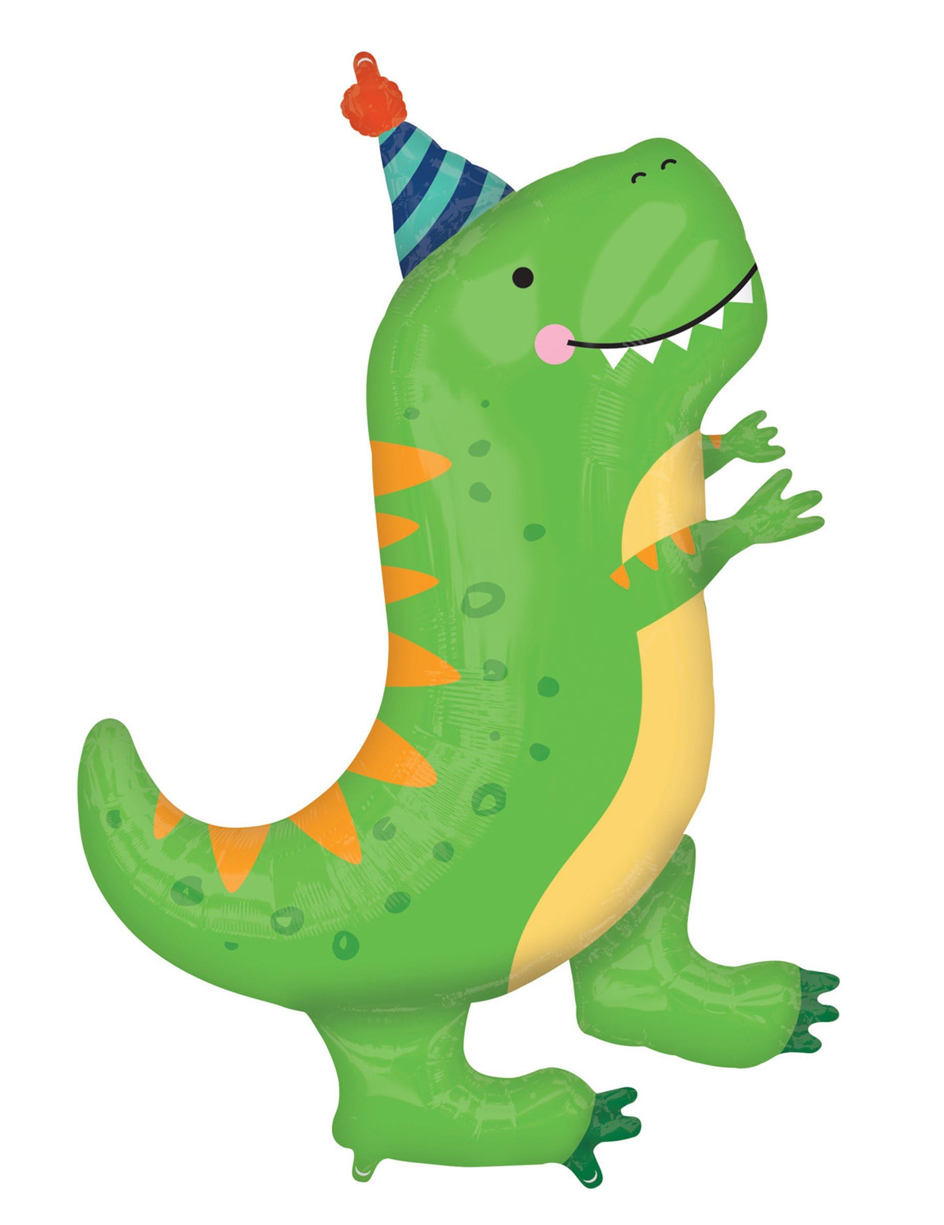 (PKT) Dino-Mite SuperShape Foil Balloon 26"/66cm x 34"/86cm P35