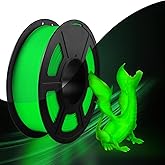 SUNLU Glow in The Dark PLA Filament, Neatly Wound Luminous PLA 3D Printer Filament 1.75mm Dimensional Accuracy +/- 0.02mm, Fit Most FDM 3D Printers, 1kg Spool (2.2lbs), (Green PLA, Glow Green)