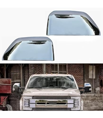 08-15 Ford Super Duty Putco Chrome Door Mirror Cover (w/o Turn Signal - Foto 5