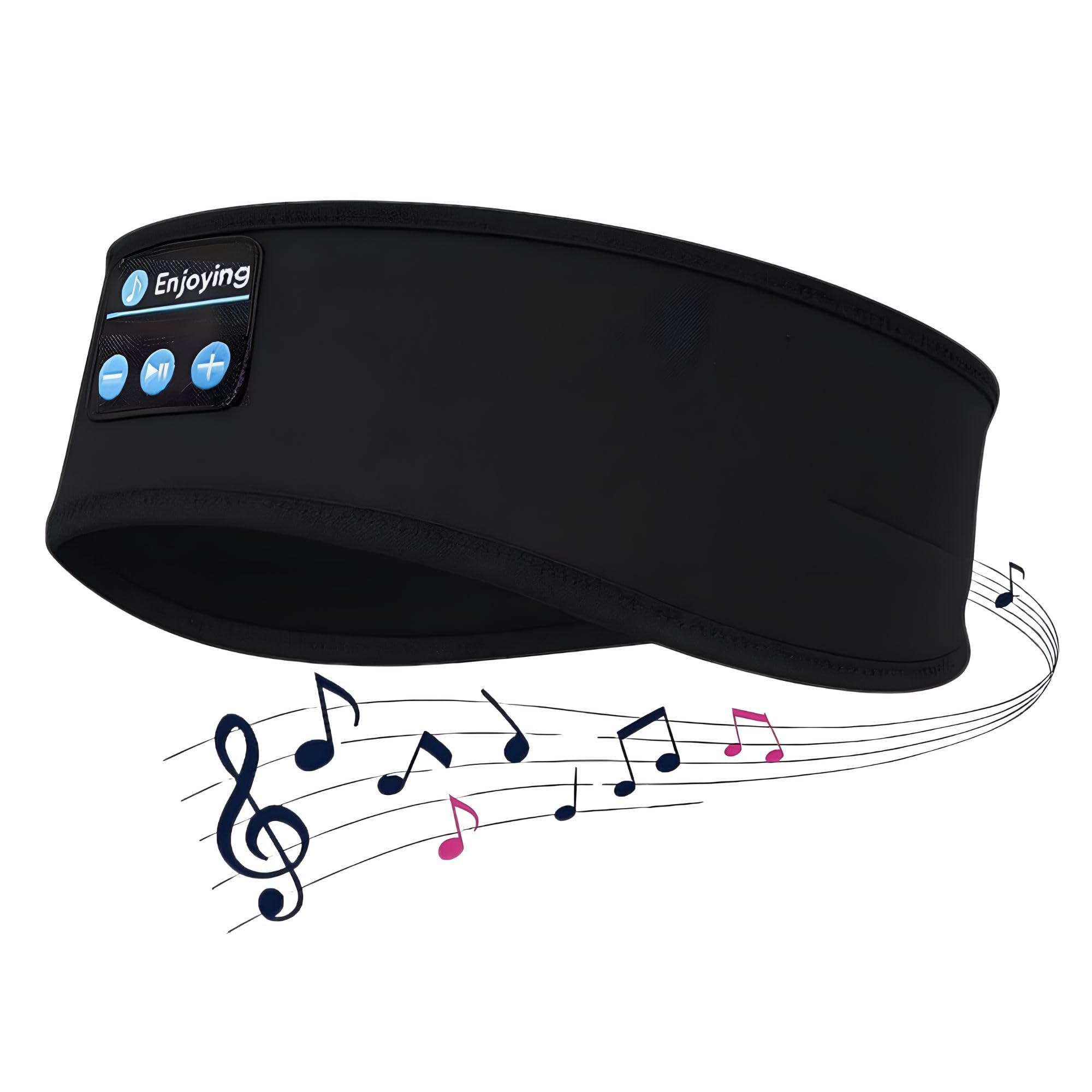 LIUZIZHPY Sleep Headphones Headband,Wireless V5.0 Bluetooth Headphones,Wireless Sports Headband for Man Women ,Built-in ultra HD Stereo Speakers,Side Sleep/Cycling/Traveling/Fitness/Running