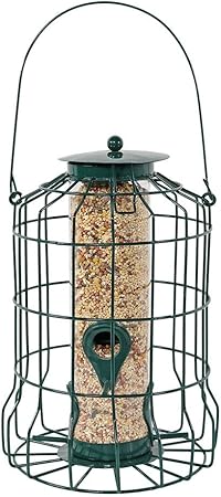 Amazon Com Sunnydaze Outdoor Hanging Wild Bird Feeder Squirrel