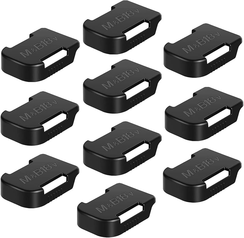 AKKOPOWER Battery Holder 18V Mount Dock Black for BL1850 BL1860 BL1840 BL1830