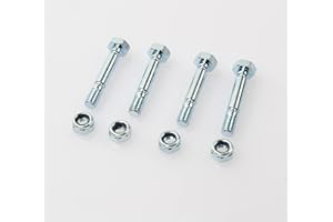 TNITRIB 303160355P / 303160355 for Powersmart Snow Blower Shear Pins Set Four Shear Pins and Nuts