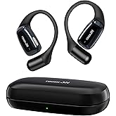 TOUGH ON Open Ear Bluetooth Headphones, OpenPro Wireless Earbuds with Earhooks, Bluetooth 5.4, Lightweight & Comfortable, 32H Playtime, Dual-Mic Clear Calls, IPX5 Sweat-Resistant for Running, Workout