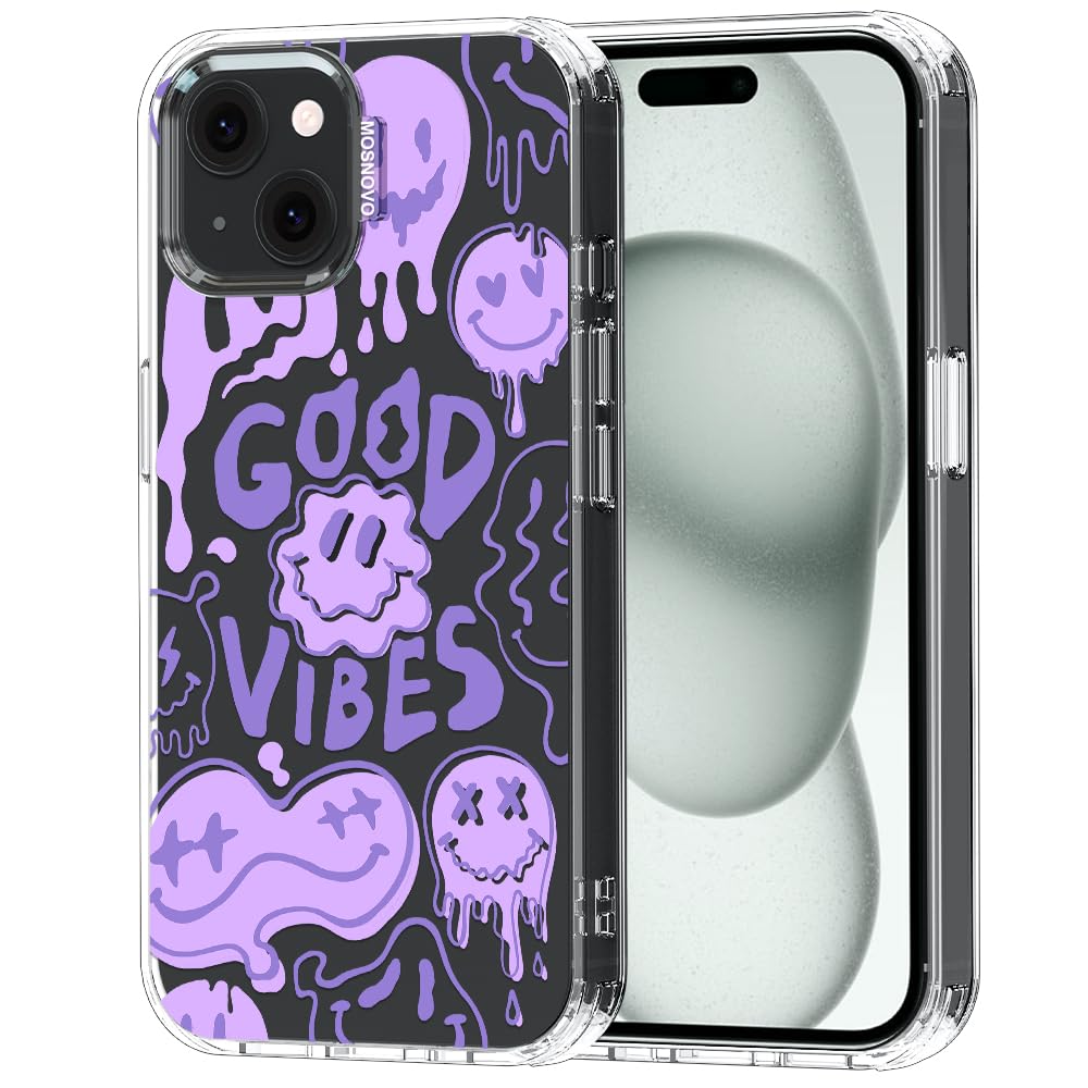 MOSNOVO Case for iPhone 15, [Buffertech 6.6ft