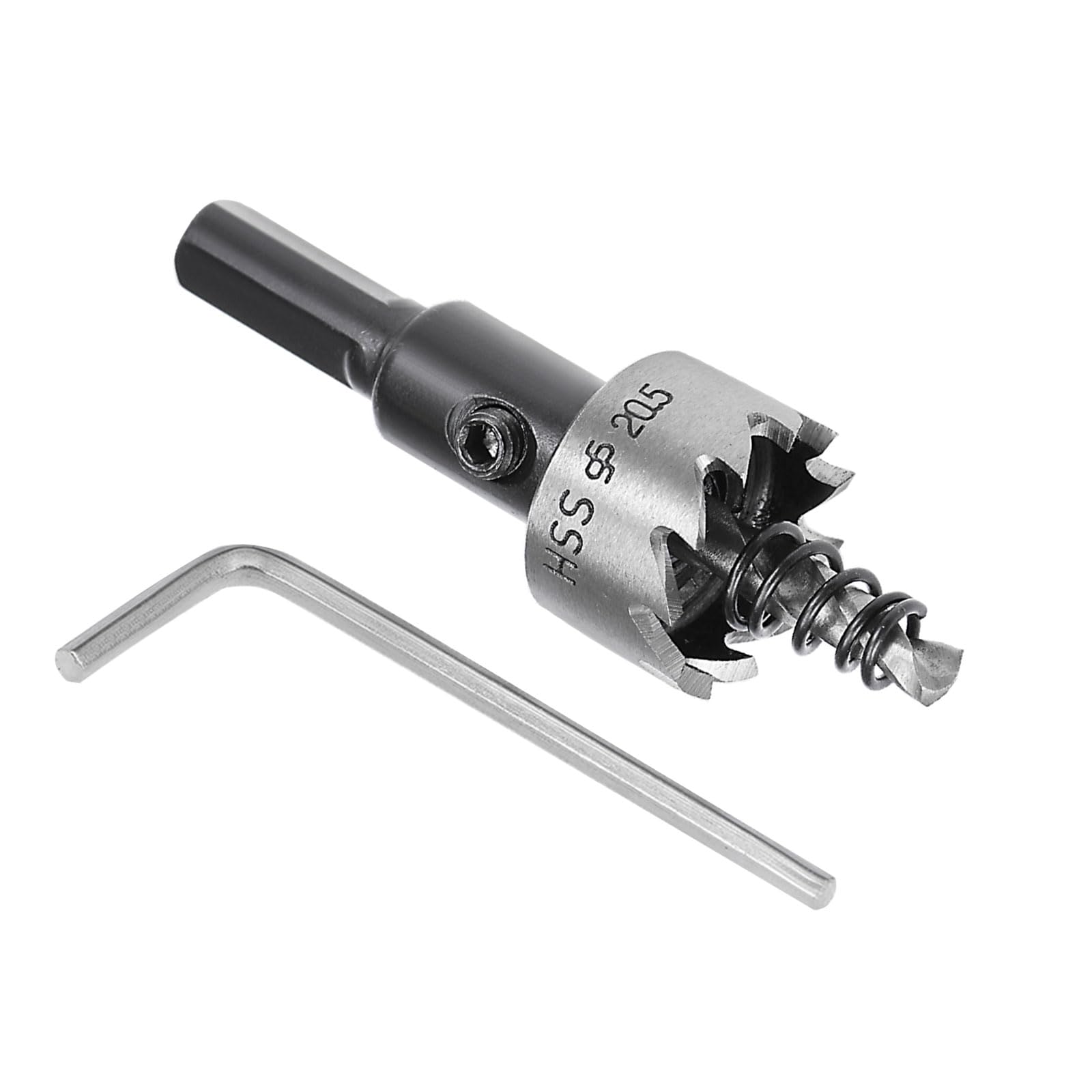 Kozelo 1pcs Hole Saw - [20.5mm] HSS (High Speed Steel) 4341 Drill Bit Hole Cutter for Stainless Steel Aluminum Metal Wood Plastic Use, Triangular Shank