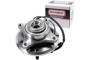 MotorbyMotor 515169 (4WD) Front Wheel Bearing and Hub Assembly with ABS 6 Lugs Fits for 2015-2017 Ford F-150 (2.7L 3.5L 5.0L Engines) Heavy Duty Low-Runout OE Directly Replacement Hub Bearing