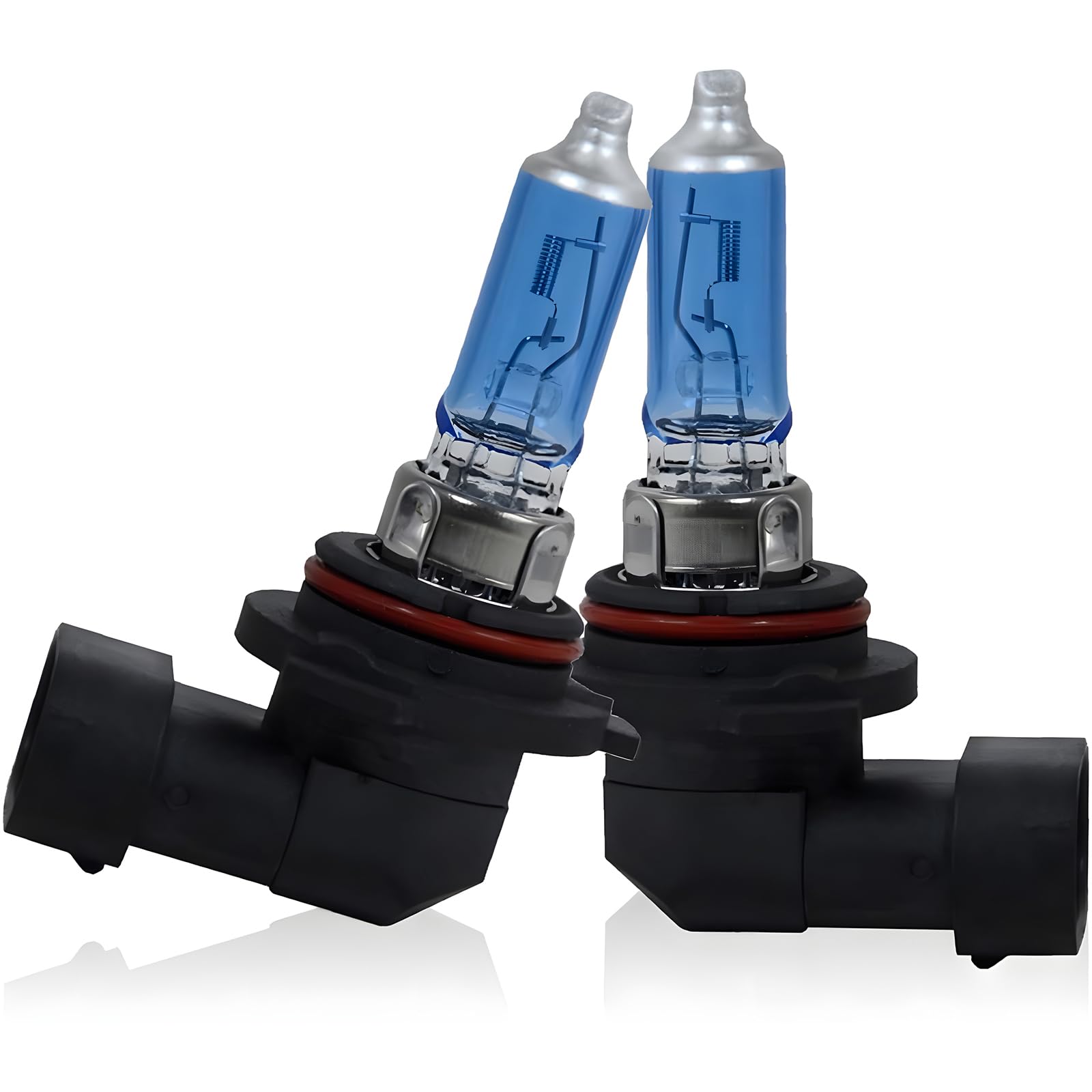 Photo 1 of Flygun 2 PCS 9006 Car Halogen Bulbs, Ultra White Light Bulbs, 12V 100W Front Fog Light Bulb, Super Bright High Beam Low Beam Bulb Auto Lights Universal for Most Cars, Trucks, SUVs (White)