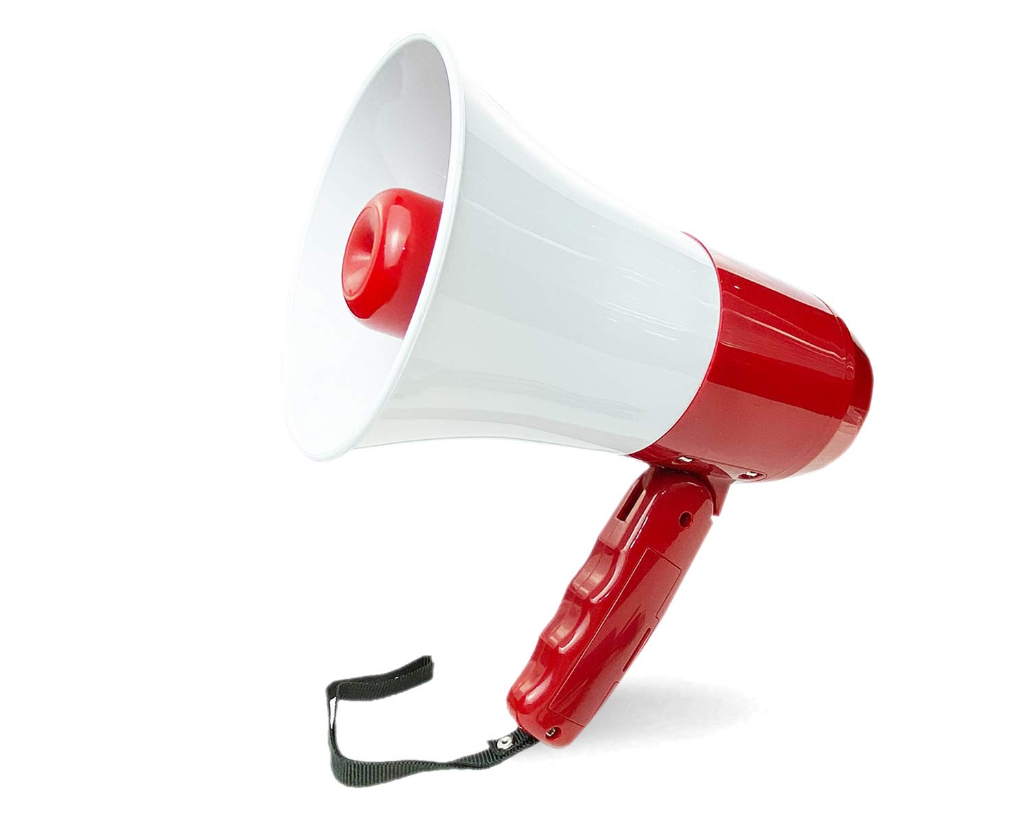 japomizuno Rechargeable Megaphone speaker,bullhorn with lithium battery, Recording 240s,Siren,USB player,Volume Control(red)